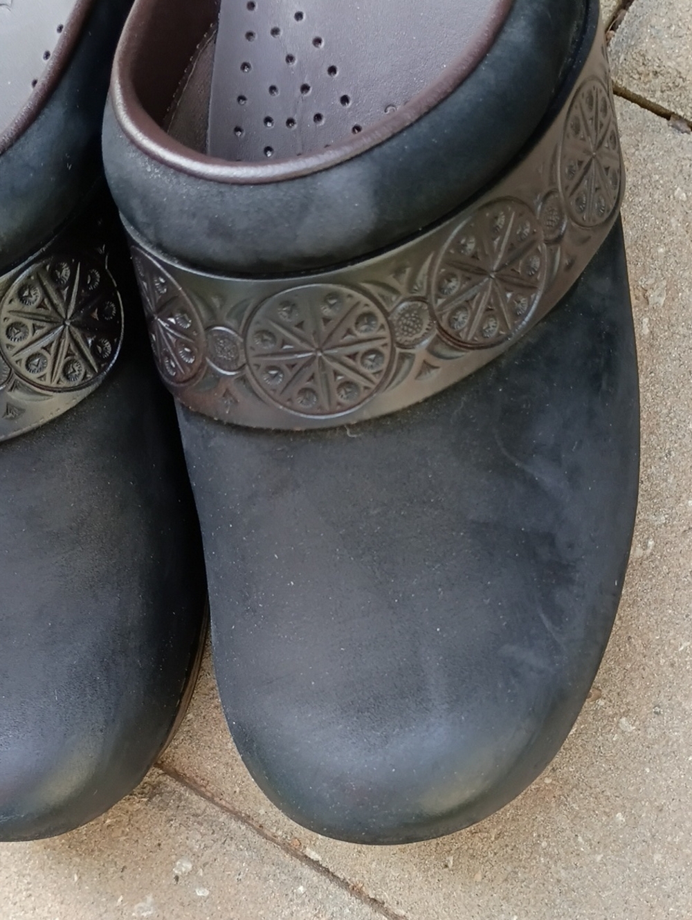 Dansko Sonja Open-back Leather Clogs 38 - Picture 4 of 15
